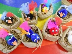 Crafternoons - Paper Bag Bird Nest