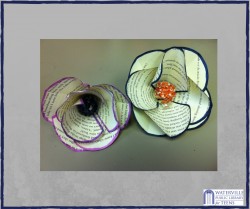 Maker Mondays: Recycled Book Flowers