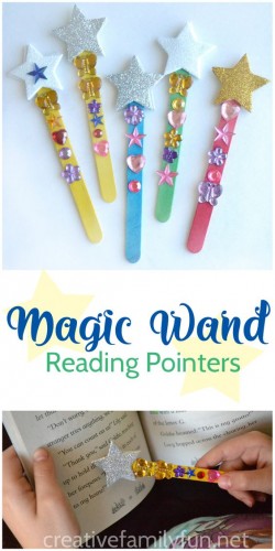 Crafternoons - Make a Magic Wand Reading Pointer!