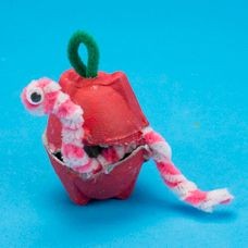 Crafternoons - Apple and Worm Craft!