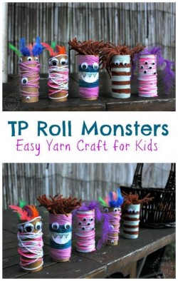 Crafternoons - Paper Roll Monsters!