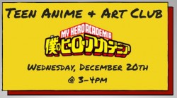 Teen Anime & Art Club: 