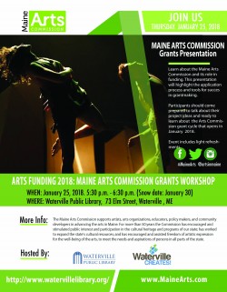 Arts Funding 2018: a Maine Arts Commission Grants Workshop