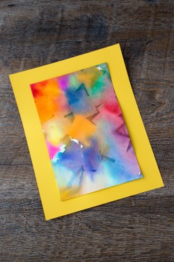 Crafternoons - Melted Snow Tissue Paper Paintings