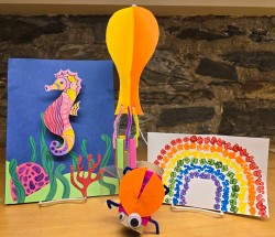 Crafternoons - Cotton Swab Rainbow