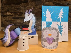 Crafternoons - Bobblehead Snowman